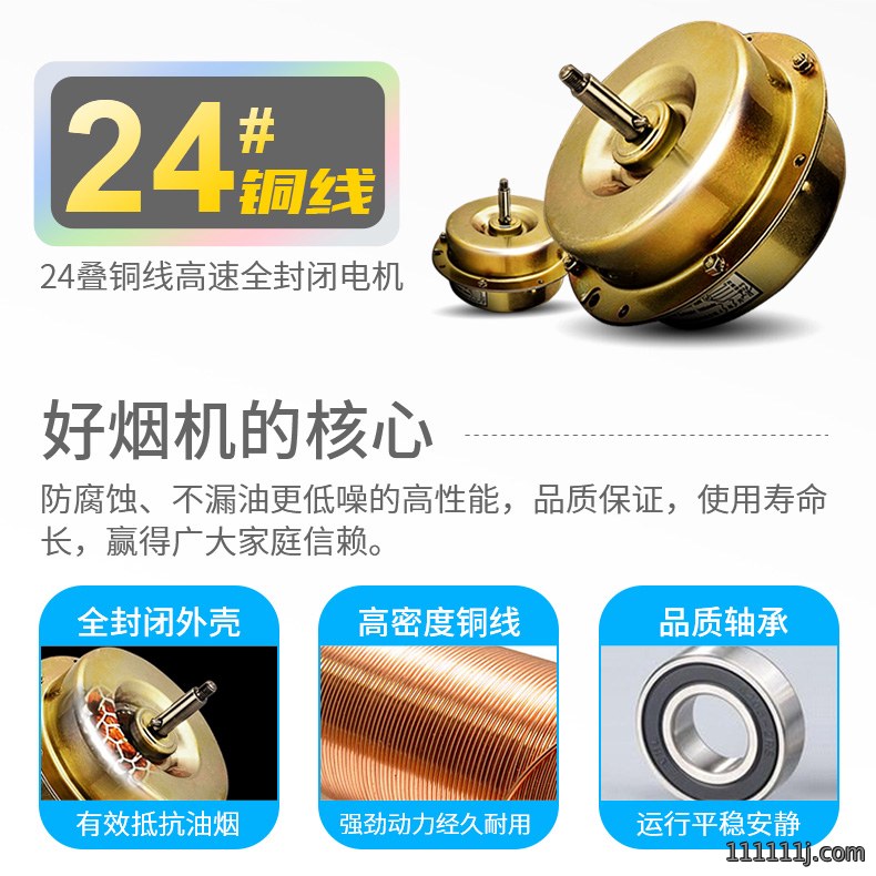 24#铜线调整全封闭电机